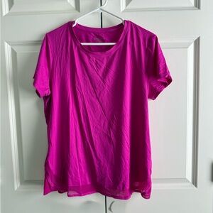 Women's Pink Short Sleeve Drifit